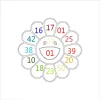 Takashi Murakami's diy sunflower pom-pom drawing, high-elasticity polyester plush balls, handcrafted colorful balls, ball lace decoration accessories, clothing accessories, Xingsheng Ball Making, 41 pom-pom drawing Application Scenario